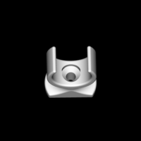 Clip de fixation murale à trou unique pour manivelle Fiamma / Thule Ø20 mm // Camping-car, fourgon, camping-car, clip pour manivelle d'enrouleur d'auvent domestique