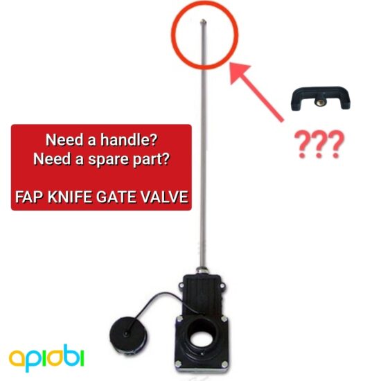 Ersatzteil-Griff-für-FAP-Messerschieber-Wohnmobil-Transporter-ApiObi-STL-3d-Drucker-DIY Poignée classique pour vanne à guillotine FAP | FAHA002