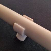 Clip de fixation murale à trou unique pour manivelle Fiamma / Thule Ø20 mm // Camping-car, fourgon, camping-car, clip pour manivelle d'enrouleur d'auvent domestique