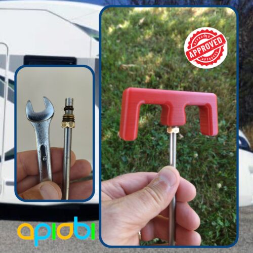 Spare-part-handle-for-FAP-knife-gate-valve-motorhome-van-ApiObi-STL-3d-printer-DIY Poignée classique pour vanne à guillotine FAP | FAHA002