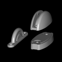 Turschnapper,-Turstopper,-Ruckhaltung,-60-mm,-Plopp-TRIGANO-CHAUSSON-CHALLENGER-STL,-3D,-ApiObi,-3 Bloque porte compatible « Plopp » 60 mm | Camping-car, van, caravane