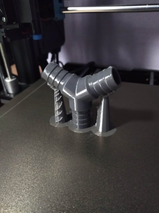 Y-hose-connector-for-20mm-flexible-garden-and-pond-hose-STL-ApiObi-DIY-3d-printer Conector de manguera en Y de 20 mm de diámetro (3/4 de pulgada) | Conector de manguera de 3 vías para líquido | Y001-20