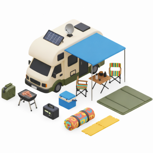 apiobi camping et RV Arrêt de porte classique - Loquet de porte mâle et femelle pour camping-car, caravane, véhicule récréatif - Pièces détachées | Bloque, bloc-porte van et fourgon aménagé