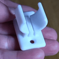 Clip de fixation murale pour manivelle Fiamma / Thule Ø20 mm // Clip pour manivelle d'enrouleur d'auvent de camping-car, fourgon, van aménagé, maison, mobilhome