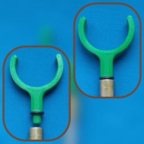 Support de canne arrière 3Dpecheur | U épais | USR2