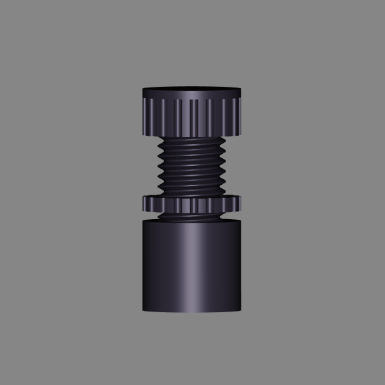 Support de carte graphique (GPU) 26-50 mm | Support anti-affaissement pour carte vidéo, support GPU imprimable en 3D | GSC003 – Image 4