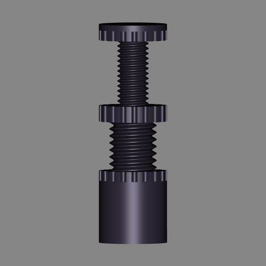 Support de carte graphique (GPU) 26-50 mm | Support anti-affaissement pour carte vidéo, support GPU imprimable en 3D | GSC003 – Image 3