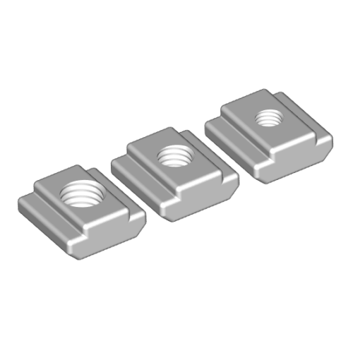 3D-PRINTABLE-T-NUT-SLOT-M3-M4-M5-PROFILE-ALUMINIUM-STL-PREMIUM-DIY-APIOBI Lot d'écrous à rainure en T pour profil 2020 - M3 M4 M5 x 10 mm | T-slot nuts bundle