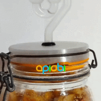 3D-Printed-Fermentation-Lid-for-Le-Parfait-and-Ikea-Jars-_-Airtight-S-Airlock-Cap-for-Vinegar,-Kombu Couvercle de fermentation pour bocaux en verre "Super" - Le Parfait