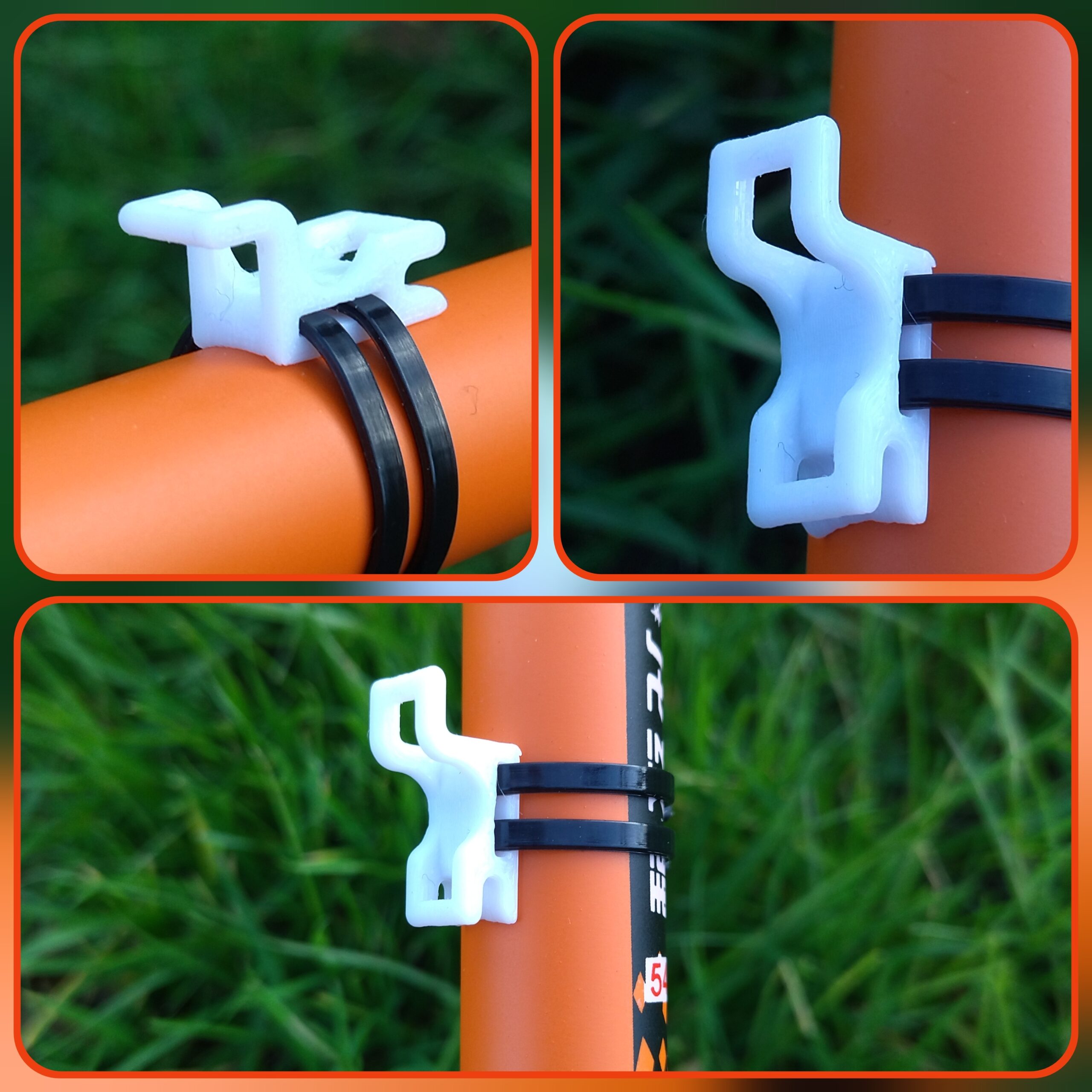 Accroche hameçon, leurre 3Dpecheur | Support sécurisé d'hameçon à fixer sur canne à pêche | Fishing rod hook secure keeper holder - RHK2 – Image 2