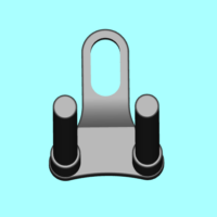 Juego ajustable SNAG BAR 135mm y 165mm | Snag Ears | Pesca de la carpa | Print-in-place
