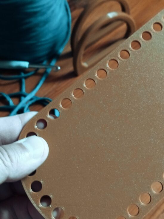ApiObi-STL-feito-à-mão-alças-de-cesta-trapilho-de-crochê-lã-base-de-bolsa-DIY Fond / base et poignées / anses pour sac à crocheter soi-même