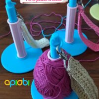 Porte-fil, dérouleur de pelote pour poignet | Distributeur de laine portable pour le crochet et le tricot