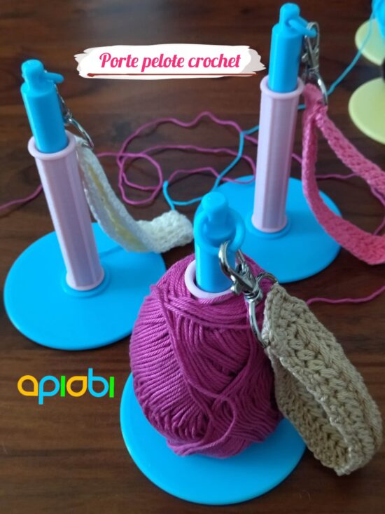 Porte-fil, dérouleur de pelote pour poignet | Distributeur de laine portable pour le crochet et le tricot