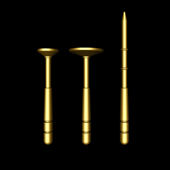 Ensemble de 3 outils pour moules à cônes d'encens à reflux