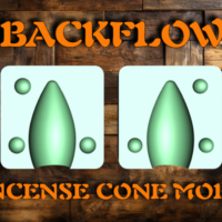 Molde para conos de incienso Reflux