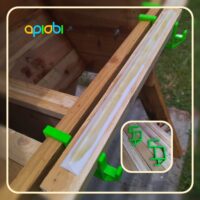 Support de cadre, barrette supérieure de ruche – Outil apicole mains libres | SCL-002