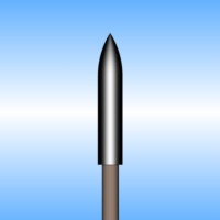 Accessoire de précision Bullet fléchette sarbacane – pour fût 3mm - 1/8"