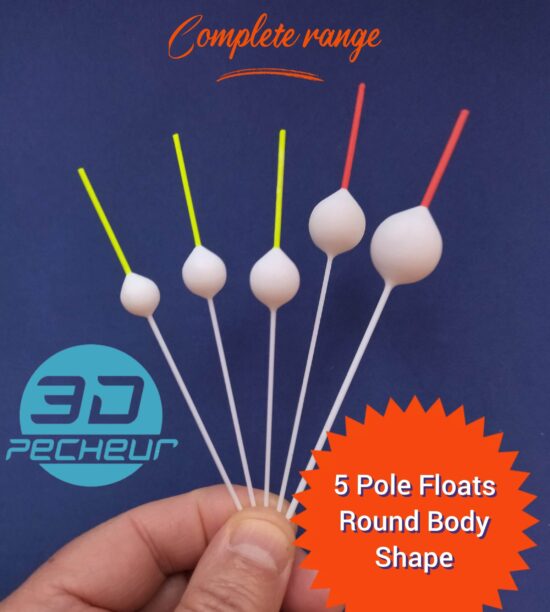 Complete-range-SET-ball-round-shaped-fishing-floats-fisherman-pole-3d-3dpecheur-STL Gamme complète de 5 flotteurs forme ronde 'boule' | RSPF1 à RSPF5