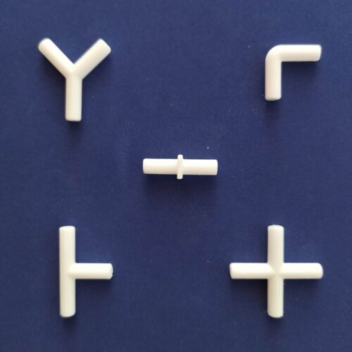 Ensemble de 5 raccords pour tuyau d'air 3/16" pour aquarium // Connecteur pour tuyau d'air d'aquarium