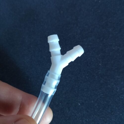 Set de 4 raccords cannelés pour tuyaux diamètre Ø 6 mm