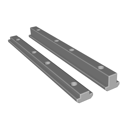 Connecteur droit de 100 mm pour profilés en T 2020 - M4 | Épaisseur 5mm et 9mm – Image 3