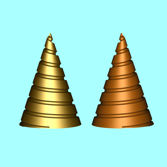 Gabarits de bobinage Ighina pour l'électroculture - Moule, cône à spirale en fil de cuivre – Image 5