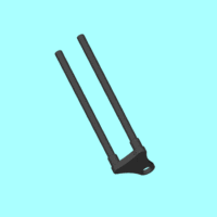 Ensemble de SNAG BAR 135mm et 165mm | Snag Ears  | Pêche carpe | Print-in-place