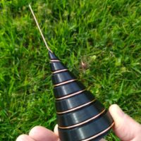 Ighina plantillas de bobinado para electrocultura - Molde, alambre de cobre cono en espiral