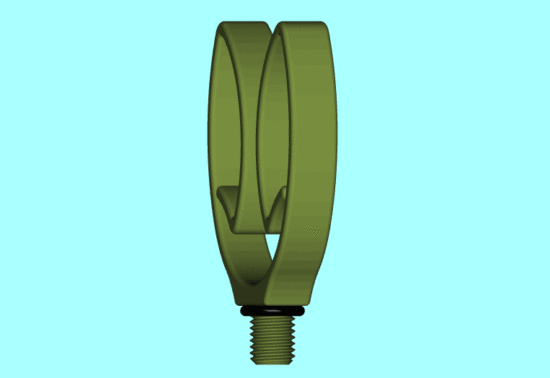 Butt grip rod rest | 3Dpecheur | WATER LILY