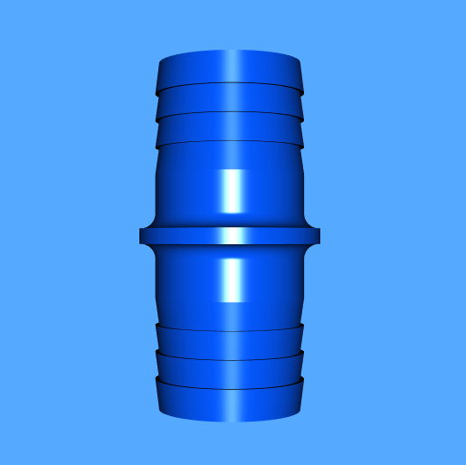 💧Raccord cannelé droit de Ø 38 mm | Arrosage, piscine, bassin, pompe à eau, irrigation, aquaculture | I001-38 – Image 3