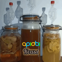 Kvass-fermentation-drilled-perforated-cap,-lid-le-parfait-ikea-jar-ApiObi-3d-printable-STL-DIY Couvercle de fermentation pour bocaux en verre "Super" - Le Parfait
