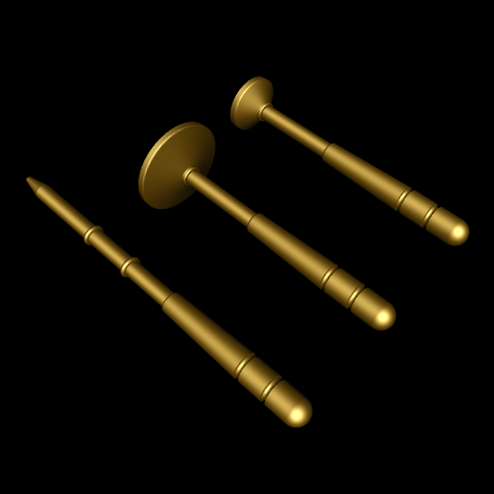 Ensemble de 3 outils pour moules à cônes d'encens à reflux – Image 2