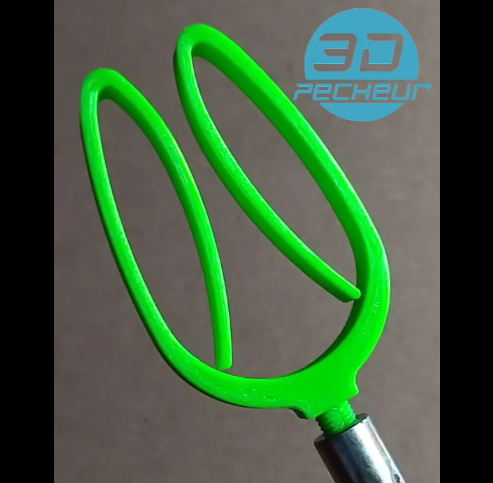 Support de canne 'Lotus' | Taille LARGE | Repose canne 3Dpecheur