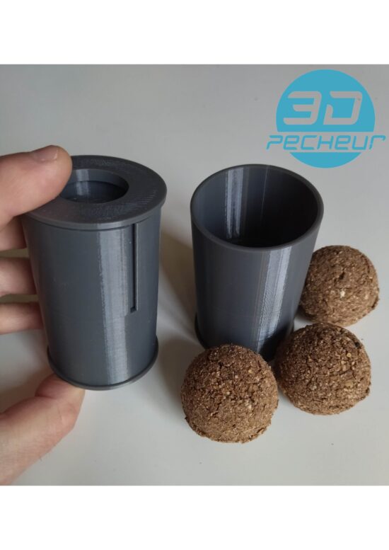 Presse pour fabriquer des boules d'amorce -  BAIT BALL PRESS Ø 40 mm | Pêche carpe | Print in place - BBP40