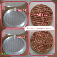 Presse à hamburger | 2 épaisseurs |  BPM1