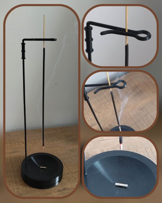 Soporte para varillas de incienso y cenicero | Quemador de incienso Deco'
