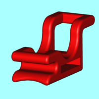 Anclaje para señuelos 3Dpecheur | Soporte seguro para anzuelos que se fija a la caña de pescar | RHK2