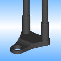 Ensemble de SNAG BAR 135mm et 165mm | Snag Ears  | Pêche carpe | Print-in-place
