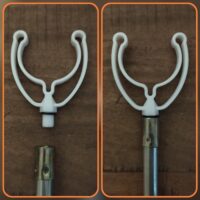 Support de canne arrière 3Dpecheur | U ULTIMATE | UBS70mm