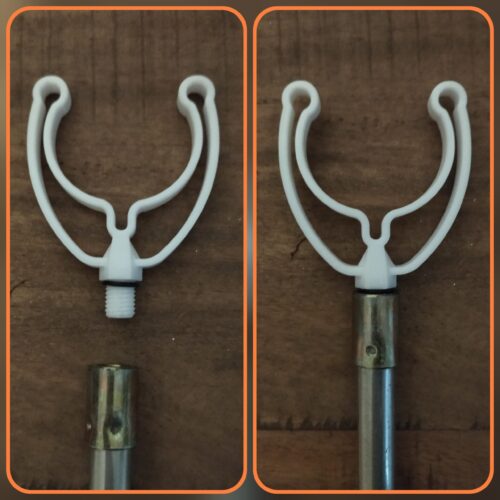 Support de canne arrière 3Dpecheur | U ULTIMATE | UBS70mm