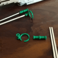 Guide stake for plants, orchids and potted flowers