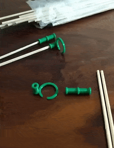 Tuteur guide pour plantes, orchidées et fleurs en pot