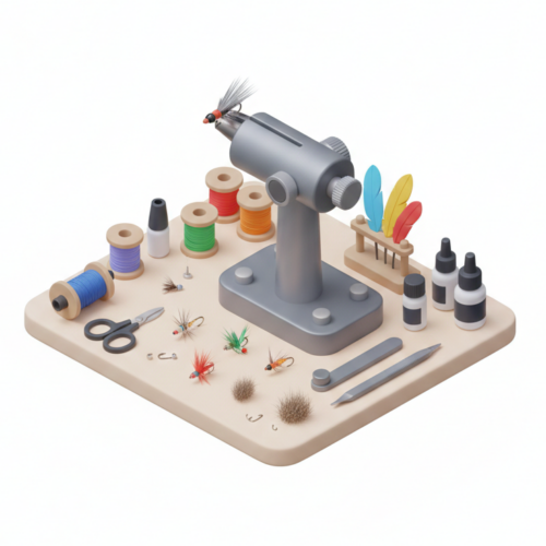 Accroche hameçon, leurre 3Dpecheur | Support sécurisé d'hameçon à fixer sur canne à pêche  | Fishing rod hook secure keeper holder - RHK2