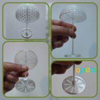 Dômes en grille géodésique pour tapis de mousse  | Bundle de 3 modèles 3D pour aquascaping