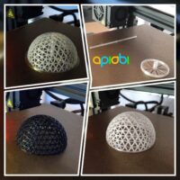 Dômes en grille géodésique pour tapis de mousse  | Bundle de 3 modèles 3D pour aquascaping