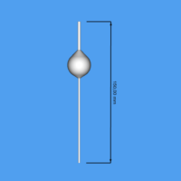 Flotteur rond 'BOULE' pour salmonidés et gros poissons - 3GR | Gros appâts - Eaux rapides et profondes | TRR2
