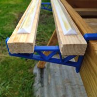 Support pour cadre et barrette supérieure de ruche | Outil d'apiculture imprimé en 3D pour tous types de ruches | SCL-001