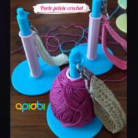 Porte-fil, dérouleur de pelote pour poignet | Distributeur de laine portable pour le crochet et le tricot