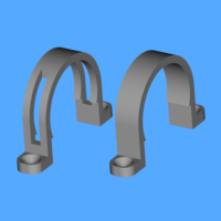 Collier de fixation pour tube PVC ∅ 32 mm